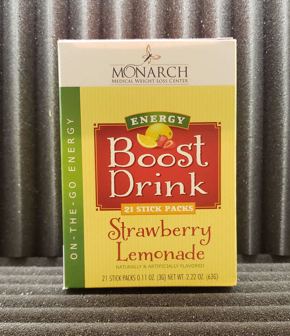 Strawberry Lemonade Energy Boost Drink