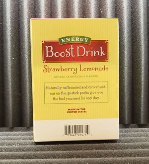 Strawberry Lemonade Energy Boost Drink